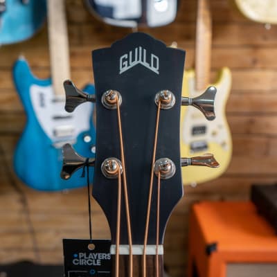 Guild B-240-E Natural Acoustic Bass Guitar image 2