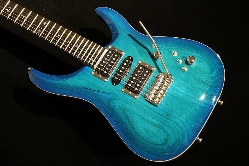 G-Life Guitars DSG Life-Ash Deep Royal Blue Turquoise[USED][Made in Japan]