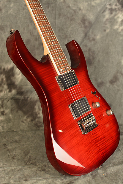 Ibanez RGR421EX Flame Maple Reverse Headstock Hardtail Ruby
