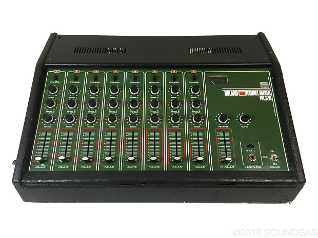 Roland PA.120 8 Channel Mixer with Spring Reverb image 1