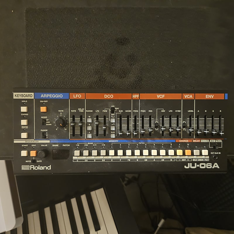 Roland JU-06A Boutique Series Synthesizer Module 2019 - Present - Black image 1