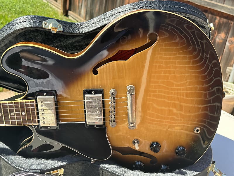 Left Handed Gibson Es-335 2006 Vintage Burst image 1