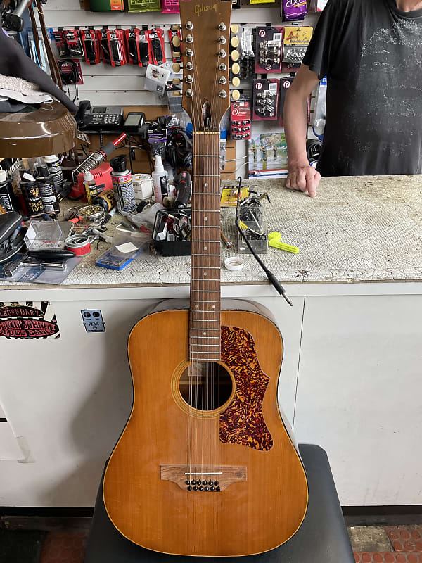 Gibson B-45-12 Deluxe 12 String Acoustic 1971/73 - Natural | Reverb