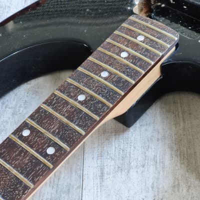 1990's Kramer Japan (by Tokai) LH Left Handed NOS Superstrat Body/Neck (Black) image 5