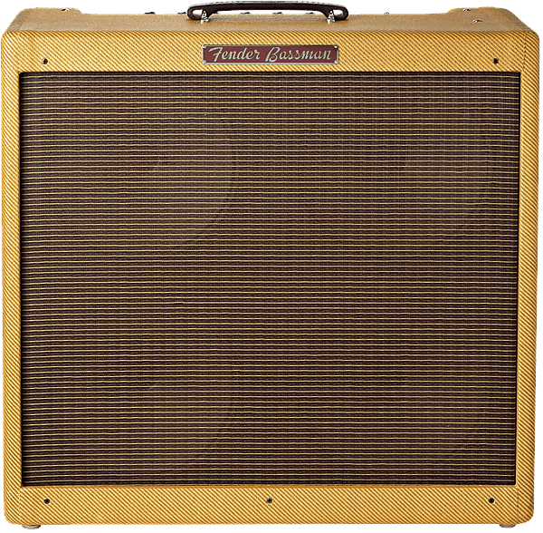 Fender American Vintage '59 Bassman Lacquered Tweed Tube Guitar Amp Combo image 1