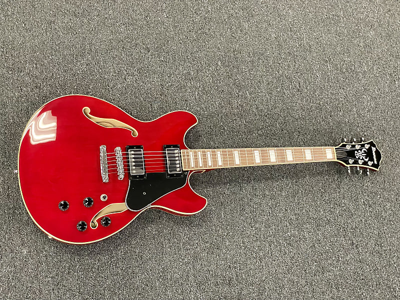 Ibanez AS73-TCD Artcore Semi Hollow Electric Guitar 2023 - Transparent Cherry Red image 1