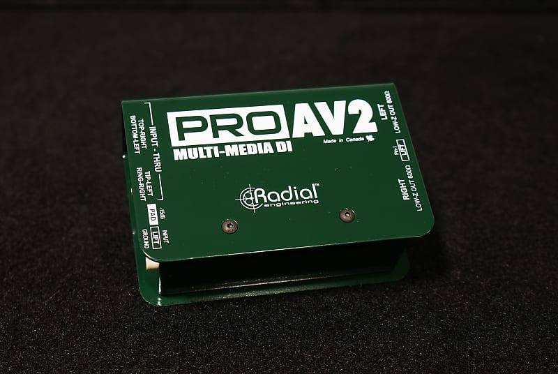 Radial Engineering Pro AV2 2-Channel Passive A/V Stereo DI | Reverb