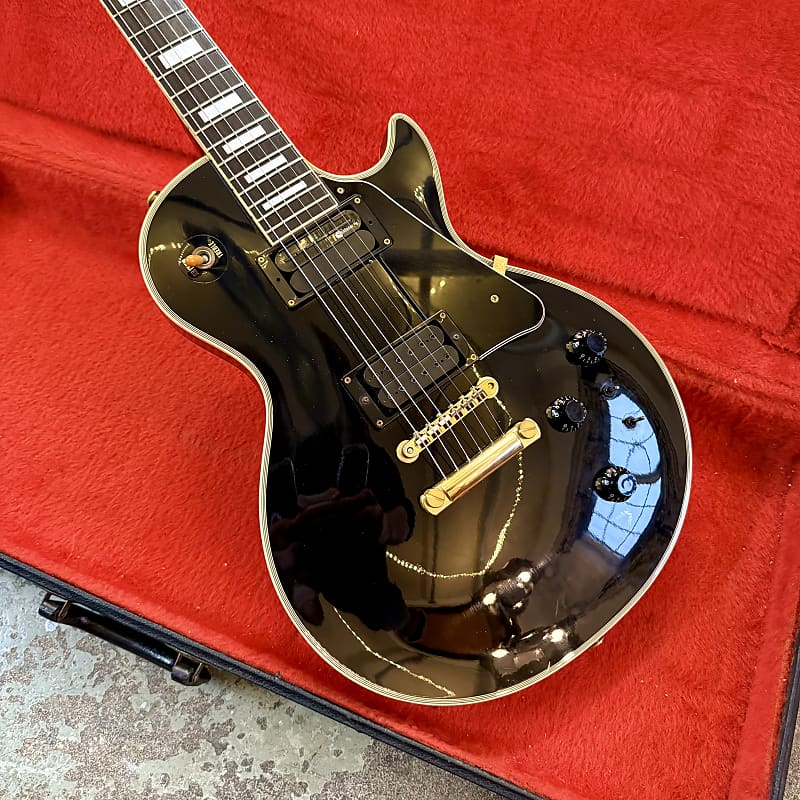 Burny RLC-70s SUSTAINER Les paul Singlecut custom Black