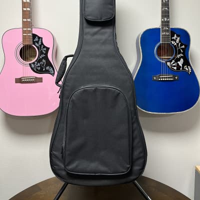 Hohner Vintage Acoustic Guitar Solid Spruce Ovangkol Back & Sides w/ Gig Bag Beautiful Grain View Photos image 15