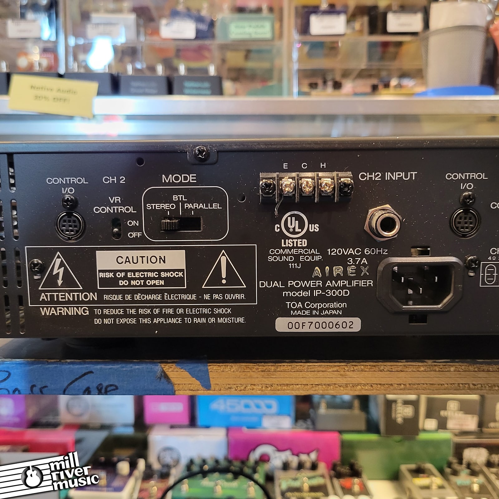 TOA IP-300D 600W Amplifier Used
