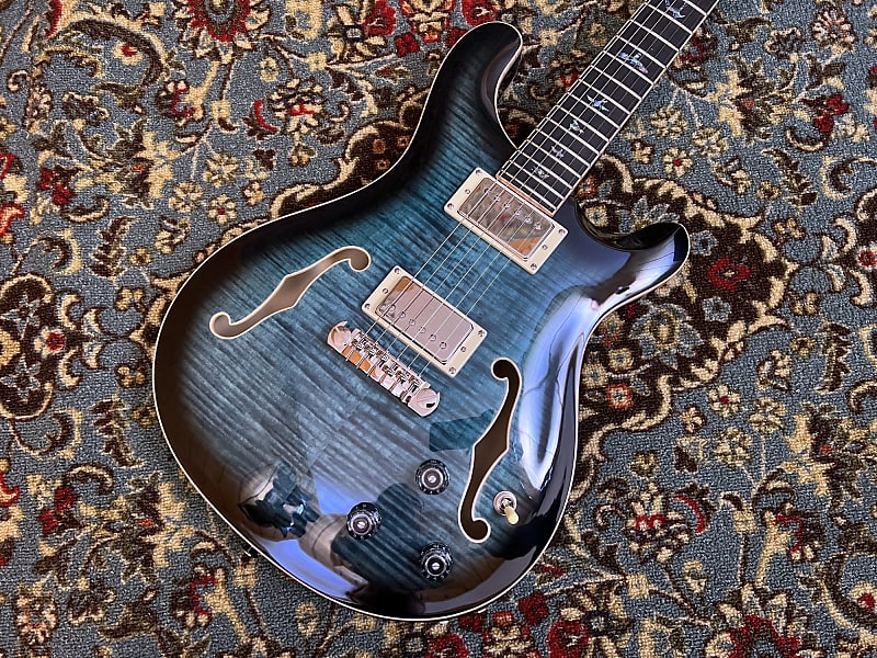 Paul Reed Smith PRS SE Hollowbody II Piezo Peacock Blue CTCH05952 image 1