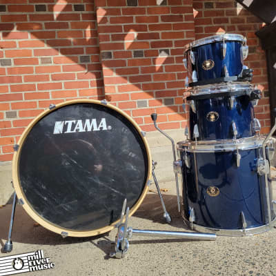 TAMA Rockstar Drum Kit Midnight Blue 4-Piece Shell Pack image 1