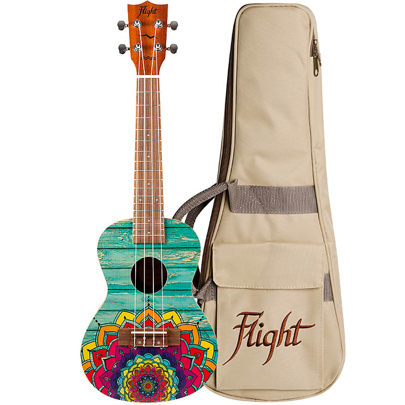 Flight AUC-33 Mansion Concert Ukulele New - Summer Vibe image 1