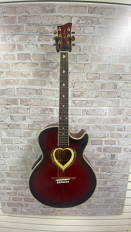 Jay Turser JTA-Heart Acoustic Electric Guitar (Nashville