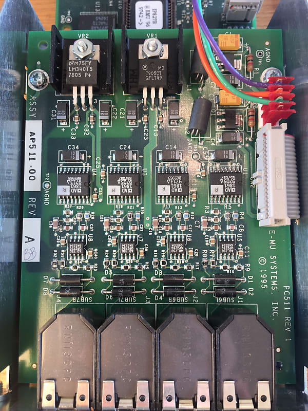 EMU E-MU Sampler Analog output Expander Octo Card 6313 E6400 E5000 Ultra  E4X T