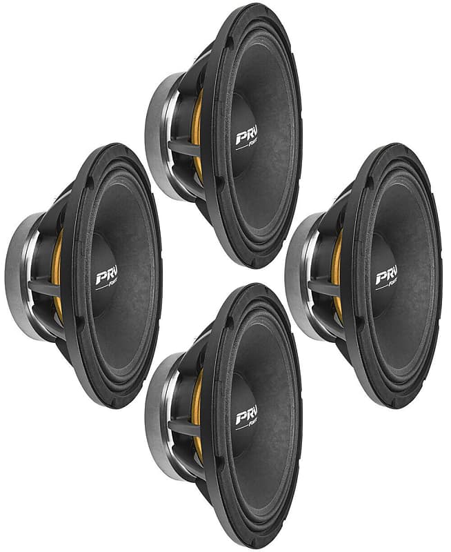 4x PRV Audio 12MB1500FT 12" Car Audio Midbass Speaker 1500W Reverb