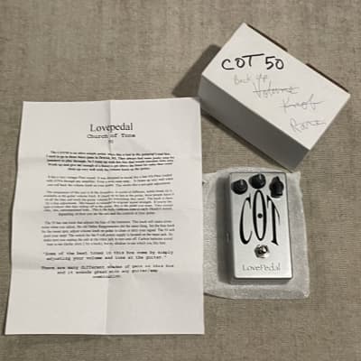 Reverb.com listing, price, conditions, and images for lovepedal-cot-50