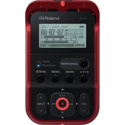 Roland High-Resolution Handheld Audio Recorder Red image 1