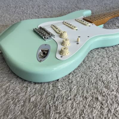 Fender Classic Series ‘50s Stratocaster 2018 MIM Surf Green Maple FB Guitar image 3
