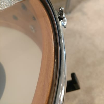 Summit Solid Beech Wood 6x14 Snare Drum. MINT. N&C, Noble Cooley, Slingerland Radio King, Select Craviotto, Sonor, DW, Ludwig, Tama, Star Series, 6x14 Solid Beech Wood Snare 2020 - Natural image 5