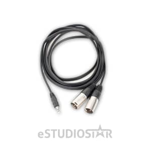 AxcessAbles TRS18-DXLR403M 3.5mm Stereo TRS to Dual XLR Male Breakout Cable