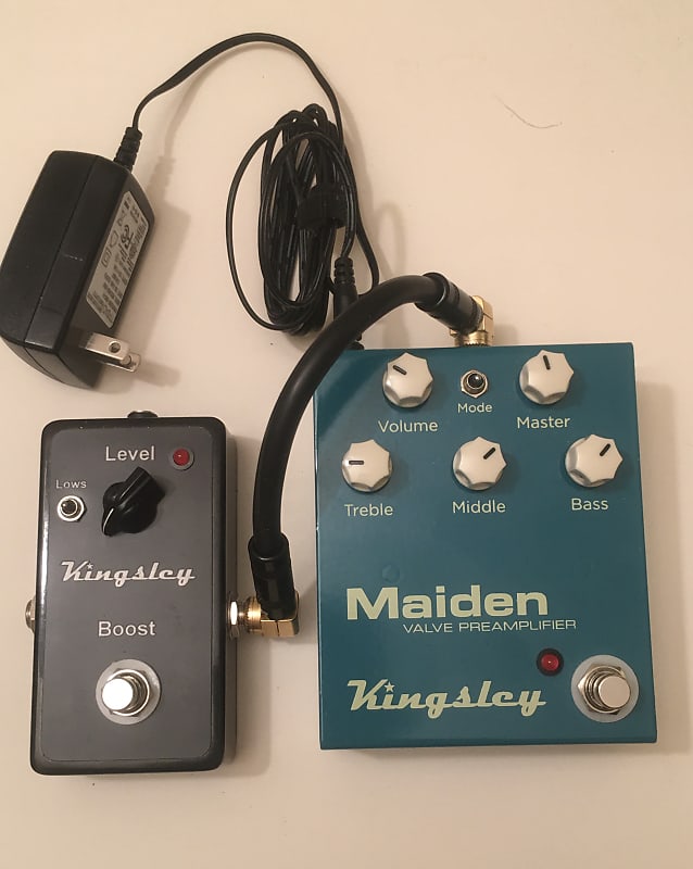 Kingsley Maiden D V1 Tube Preamp & Optional Boost Pedal Reverb