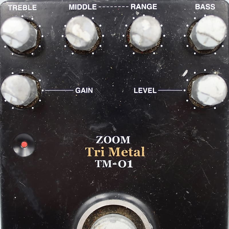 Zoom TM-01 Tri Metal Distortion Guitar Effect Pedal 011534