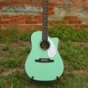 Fender Sonoran SCE Acoustic Electric Guitar Seafoam Green