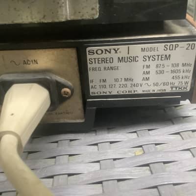 Sony SQP 20 - Sony Corporation Tokyo Quadro 4 chanel stereo record player amplifier image 7