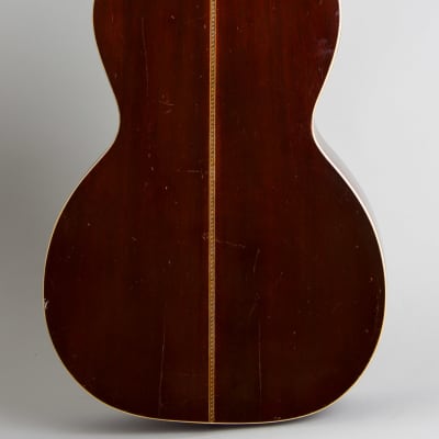 Chase Flat Top Acoustic Guitar, made by Lyon & Healy (1910), ser. #1287, black tolex hard shell case. image 4