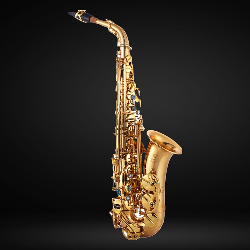 John Packer Eb Alto Saxophone JP045G Gold Lacquer Reverb