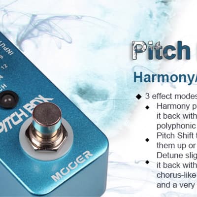Mooer Pitch Box Harmony Pitch Shifting Micro Guitar Effects Pedal image 4