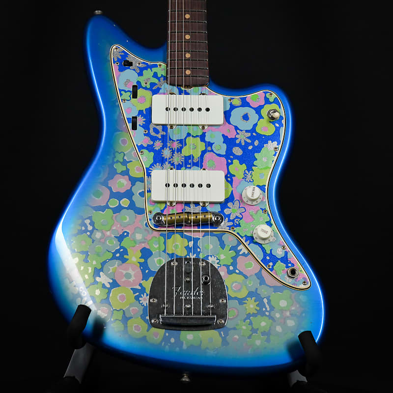 Fender Custom Shop Limited Edition 250K Jazzmaster Journeyman Relic Aged  Blue Flower 2023 (CZ568607)