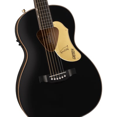 Gretsch G5021E Rancher Penguin Parlor Acoustic Electric Guitar, Black image 3