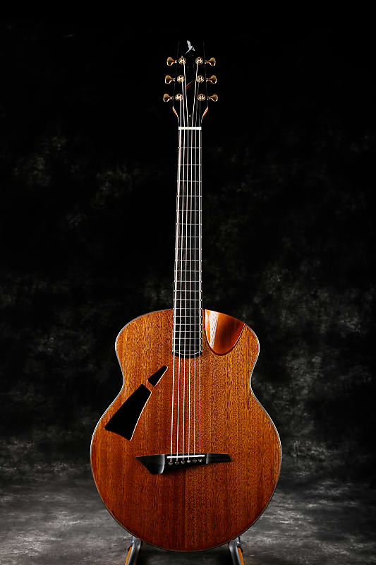 Avian Skylark 2A Natural All-solid Handcrafted African Mahogany Acoustic Guitar image 1