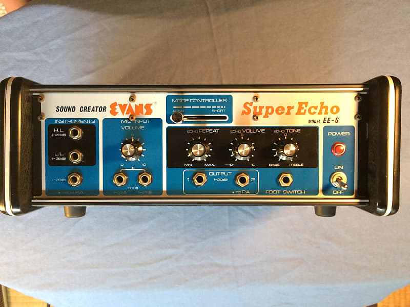 Evans Sound creator, Super echo, EE-6 (Back to reality) | Reverb