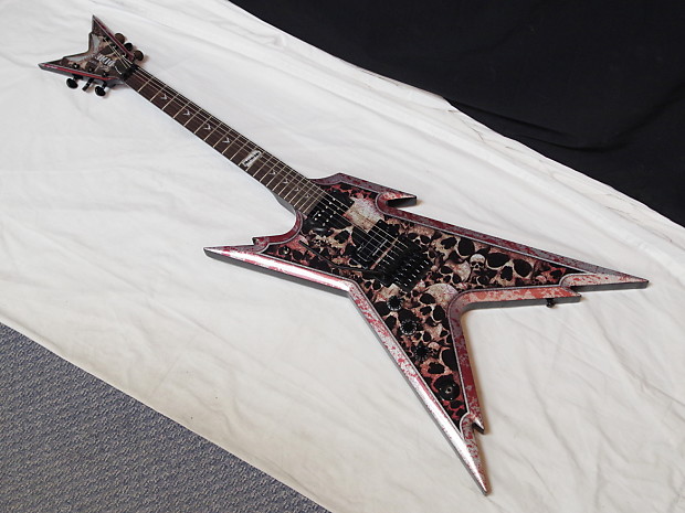 DEAN ディーン DIME RAZORBACK SKULLSハードケース付 Dean Dimebag Razorback Skulls Lefty w/ Hardcase | Reverb