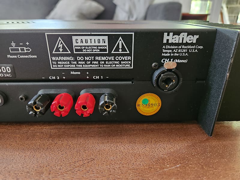 Hafler TransNova P1500 power amp, fully | Reverb