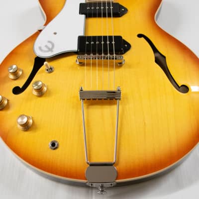 Epiphone USA Casino Left-handed Hollowbody Electric Guitar - Royal Tan image 2