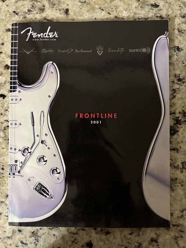 Fender Frontline Catalog 2001 Stratocaster telecaster Reverb
