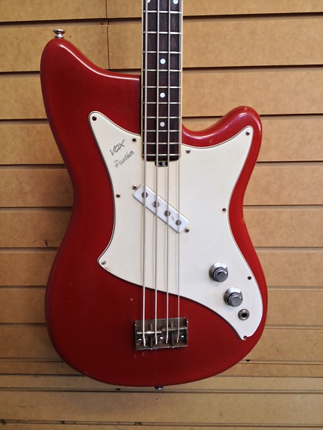 Mid 60s Vox V236 Panther Bass Red
