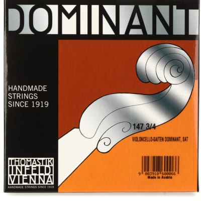 Thomastik-Infeld 147 Dominant Cello String Set - 3/4 Size image 1