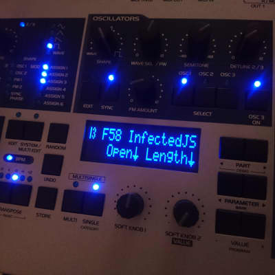 LUX PMVA LED Display Upgrade - Access Virus A / B / C / KC / indigo / indigo II Custom PMVA Display