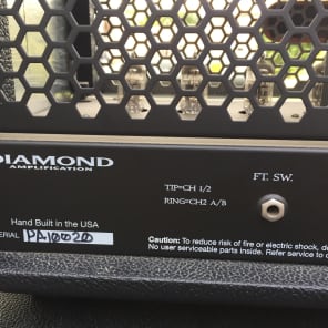 Diamond Phantom Amplifier Black with matching 4x12 Straight Cabinet image 14