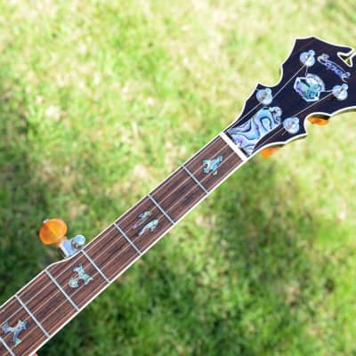 Capek Scarab five string (flathead + archtop tone ring) image 6