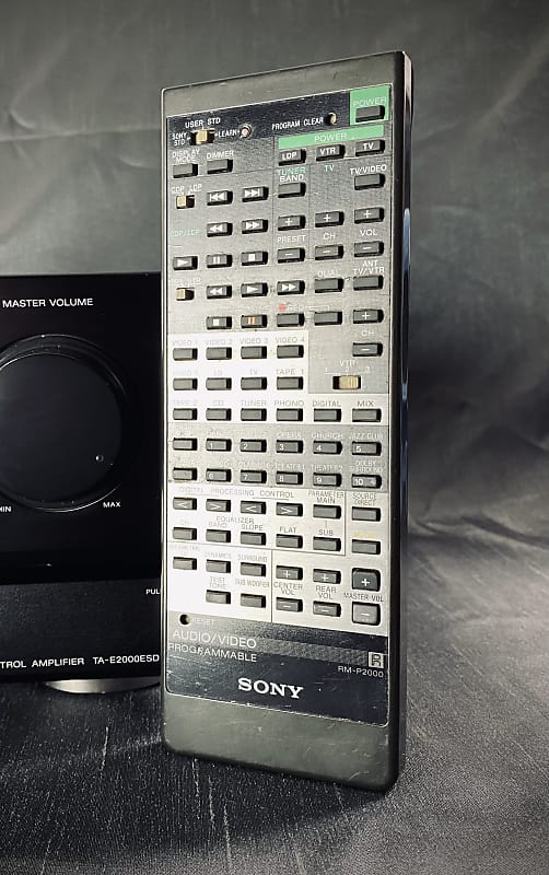 Sony TA-E2000ESD Digital Processing Control Pre-Amplifier w/ RM-P2000 Remote