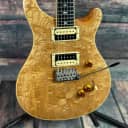 Used Paul Reed Smith PRS SE Custom 24 Exotic Burl Top Electric Guitar with PRS Gig Bag