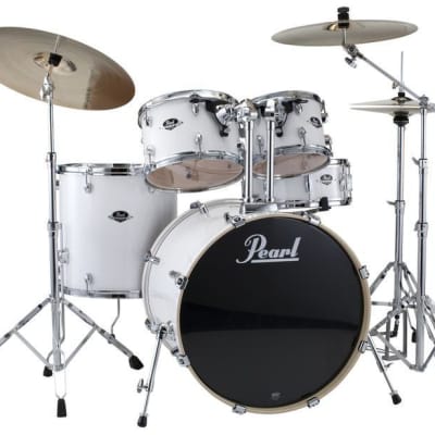 Pearl Export 5-pc. Drum Set w/830-Series Hardware Pack PURE WHITE EXX725S/C33