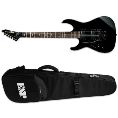 ESP LTD KH-202 LH - Gloss Black KH 202 Left Handed - Kirk Hammett - BRAND NEW + ESP TKL GIG BAG! for sale