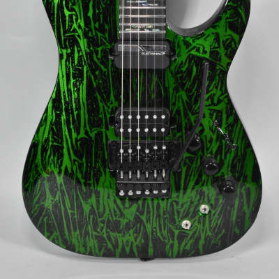 Schecter Guitar Research C-1 FR-S Toxic Venom Finish 6-String Electric Guitar image 2